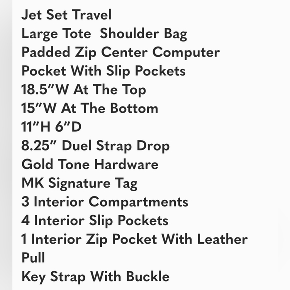 π Authentic MK Jet Set π - Picture 7 of 7